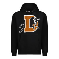 Black Durham-bulls Premium Hoodie - linhVisuals