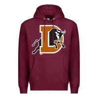 Burgundy Durham-bulls Premium Hoodie - linhVisuals