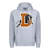 Heather Grey Durham-bulls Premium Hoodie - linhVisuals