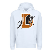 White Durham-bulls Premium Hoodie - linhVisuals