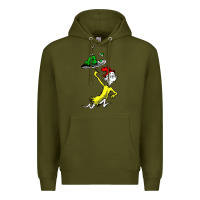 Army Green green eggs and ham Premium Hoodie - linhVisuals