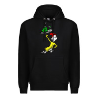 Black green eggs and ham Premium Hoodie - linhVisuals