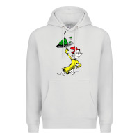 Dove Grey green eggs and ham Premium Hoodie - linhVisuals