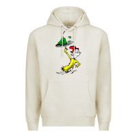 Oatmeal Heather green eggs and ham Premium Hoodie - linhVisuals