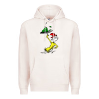 Pale Pink green eggs and ham Premium Hoodie - linhVisuals