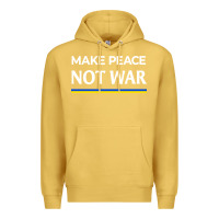 Antique Gold make peace not war Premium Hoodie - linhVisuals