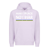 Lilac make peace not war Premium Hoodie - linhVisuals