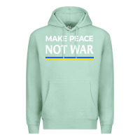 Seafoam make peace not war Premium Hoodie - linhVisuals