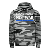 Slate Camo make peace not war Premium Hoodie - linhVisuals