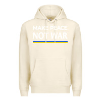 Tofu make peace not war Premium Hoodie - linhVisuals