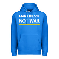 True Royal make peace not war Premium Hoodie - linhVisuals