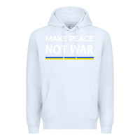 White make peace not war Premium Hoodie - linhVisuals
