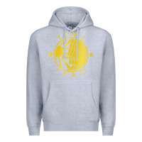 Heather Grey time team television Premium Hoodie - linhVisuals
