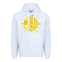 White time team television Premium Hoodie - linhVisuals