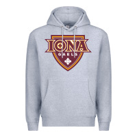 Heather Grey iona gaels Premium Hoodie - linhVisuals