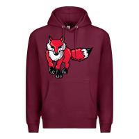 Burgundy marist red foxes Premium Hoodie - linhVisuals