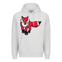 Dove Grey marist red foxes Premium Hoodie - linhVisuals