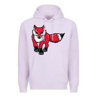 Lilac marist red foxes Premium Hoodie - linhVisuals