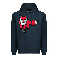 Navy marist red foxes Premium Hoodie - linhVisuals