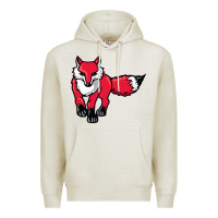 Oatmeal Heather marist red foxes Premium Hoodie - linhVisuals