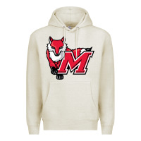 Oatmeal Heather marist red foxes Premium Hoodie - linhVisuals