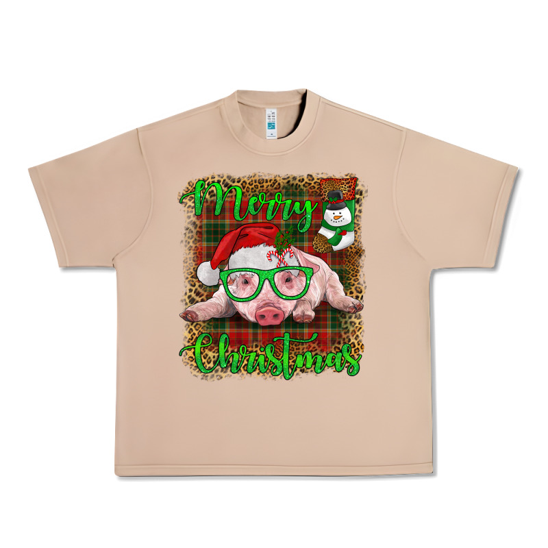 Merry Christmas Baby Pig Urban Heavy Tee by RanaPortraitStore | Teevron