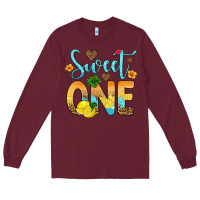 Burgundy sweet one lemon Long Sleeve Tee - Artiststas