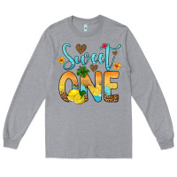 Heather Grey sweet one lemon Long Sleeve Tee - Artiststas