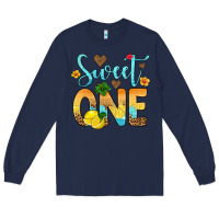 Navy sweet one lemon Long Sleeve Tee - Artiststas