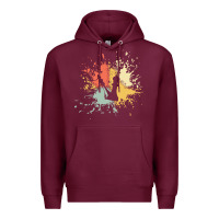 Burgundy chess t  shirt c h e s s i n k s p l a s h t  shirt Premium Hoodie - linhVisuals
