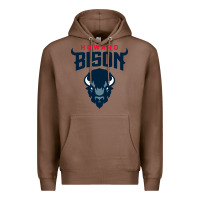 Chestnut howard bison Premium Hoodie - linhVisuals