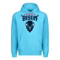 Ocean Blue howard bison Premium Hoodie - linhVisuals
