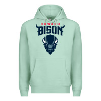 Seafoam howard bison Premium Hoodie - linhVisuals