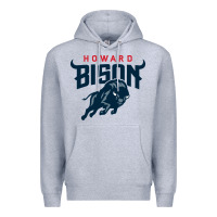 Heather Grey howard bison Premium Hoodie - linhVisuals