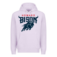 Lilac howard bison Premium Hoodie - linhVisuals