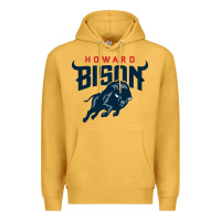 Mustard howard bison Premium Hoodie - linhVisuals