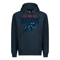 Navy howard bison Premium Hoodie - linhVisuals