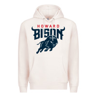 Pale Pink howard bison Premium Hoodie - linhVisuals