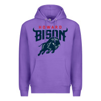Purple howard bison Premium Hoodie - linhVisuals