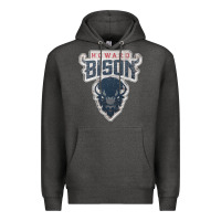 Charcoal Heather howard bison Premium Hoodie - linhVisuals
