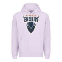 Lilac howard bison Premium Hoodie - linhVisuals