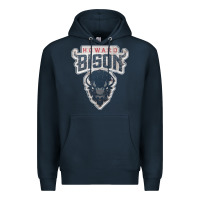 Navy howard bison Premium Hoodie - linhVisuals