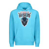 Ocean Blue howard bison Premium Hoodie - linhVisuals