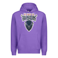 Purple howard bison Premium Hoodie - linhVisuals