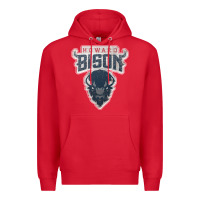 Red howard bison Premium Hoodie - linhVisuals