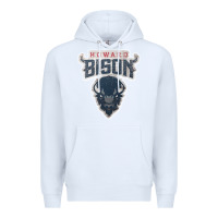 White howard bison Premium Hoodie - linhVisuals