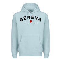Blue Mist geneva switzerland clothing gifts and souvenirs Premium Hoodie - linhVisuals