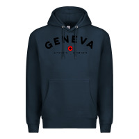 Navy geneva switzerland clothing gifts and souvenirs Premium Hoodie - linhVisuals