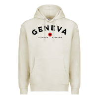 Oatmeal Heather geneva switzerland clothing gifts and souvenirs Premium Hoodie - linhVisuals