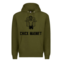 Army Green chick magnet Premium Hoodie - linhVisuals